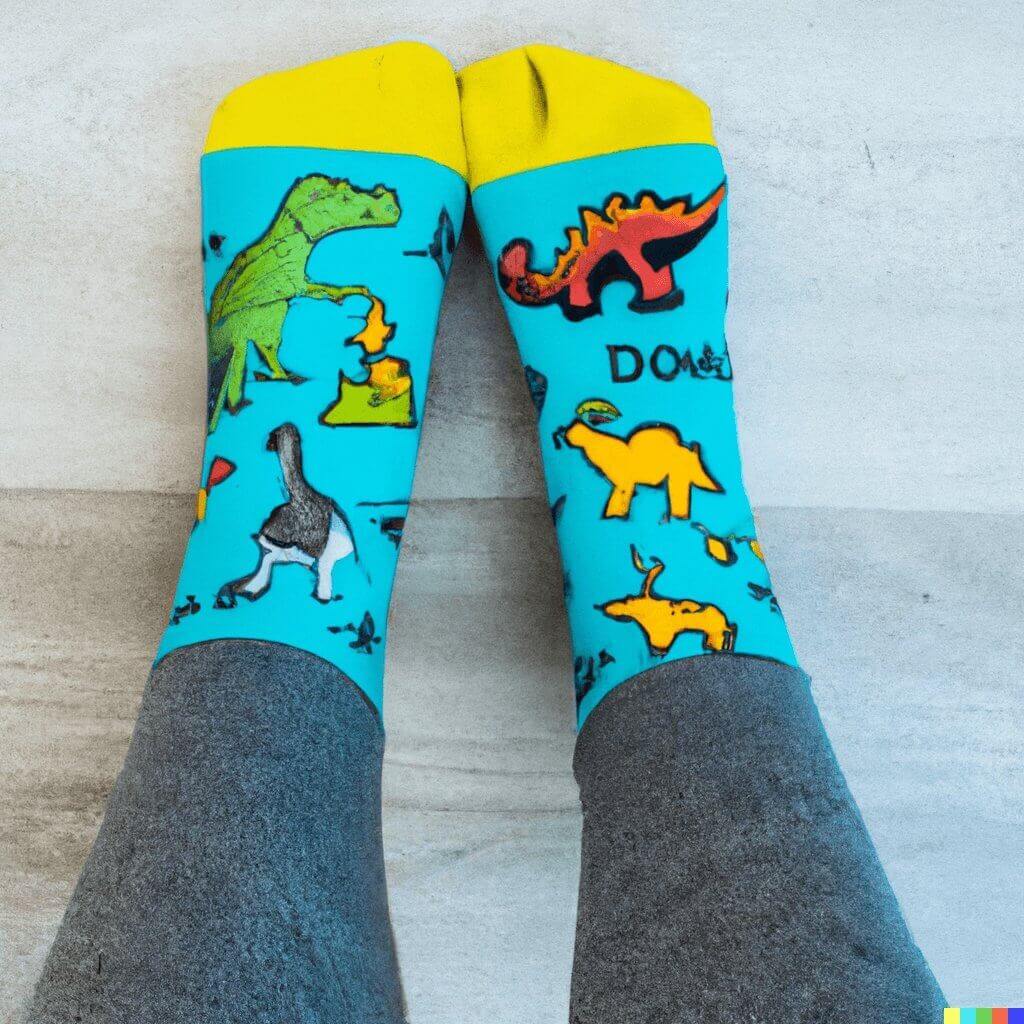 Unleashing the Wild: The Fascinating World of Dinosaur Socks and Animal Socks - Nerd Clothing Company