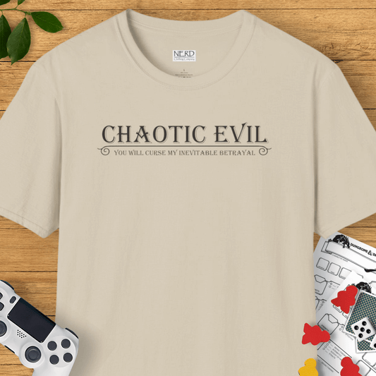 Chaotic Evil: You Will Curse Me T-Shirt