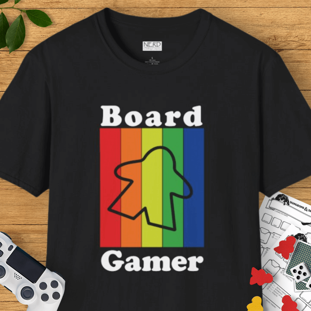 Board Gamer Meeple T-Shirt