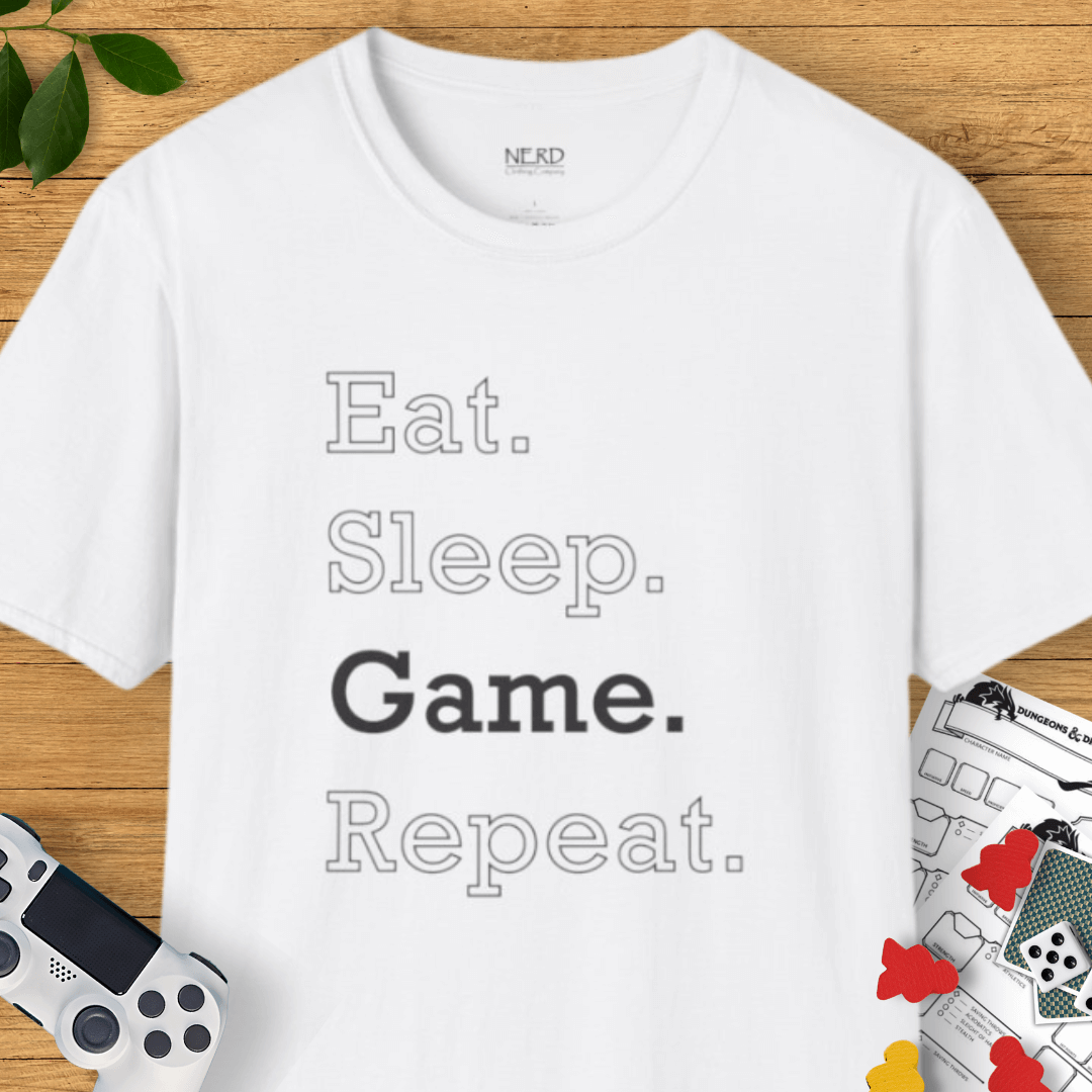 Eat. Sleep. Game. Repeat. T-Shirt