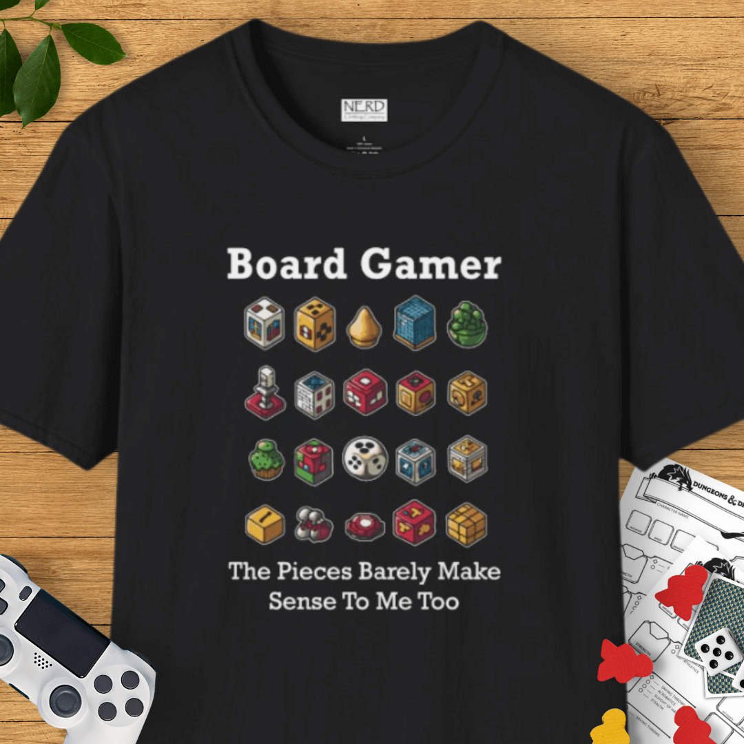 Board Gamer Pieces T-Shirt