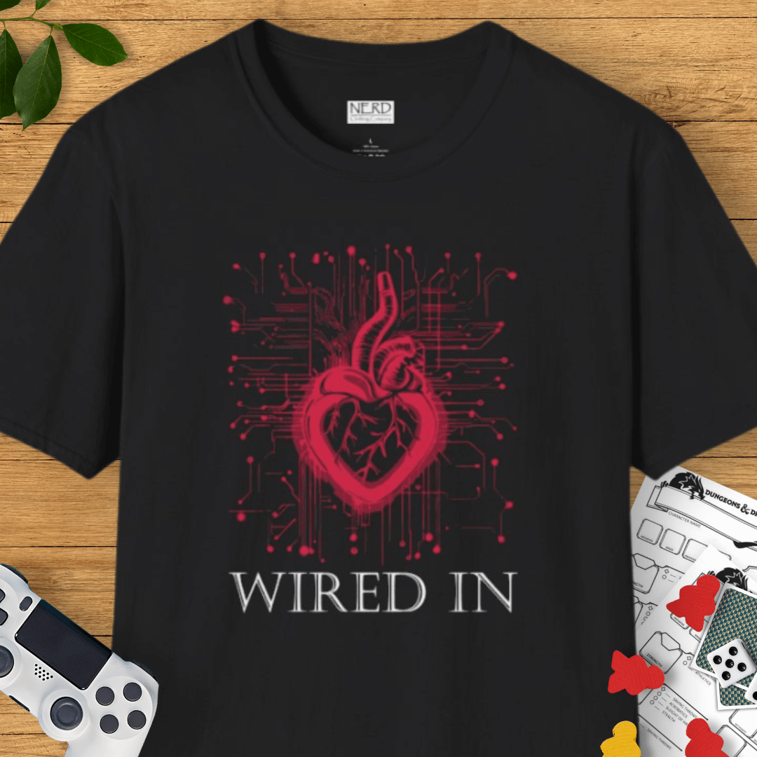 Wired In Heart T-Shirt