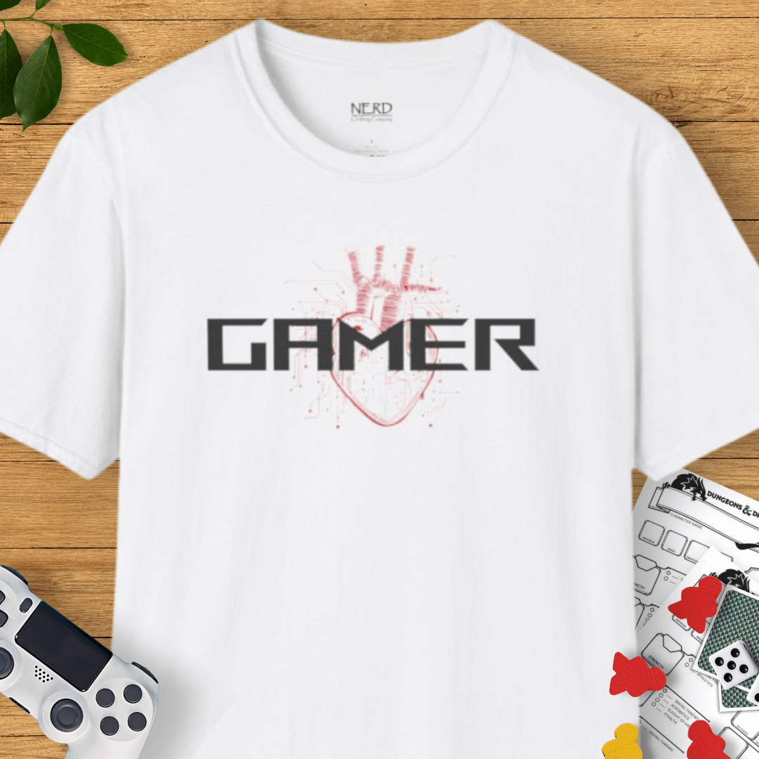 Gamer Circuit Heart T-Shirt