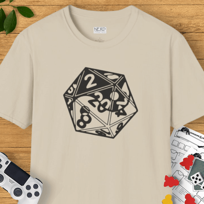 D20 Yin And Yang T-Shirt