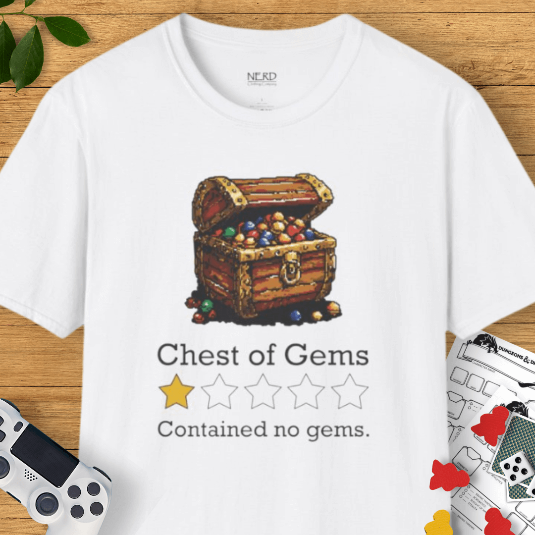 Gemless Chest Review T-Shirt