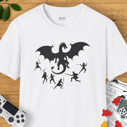 Party VS Dragon Silhouette T-Shirt