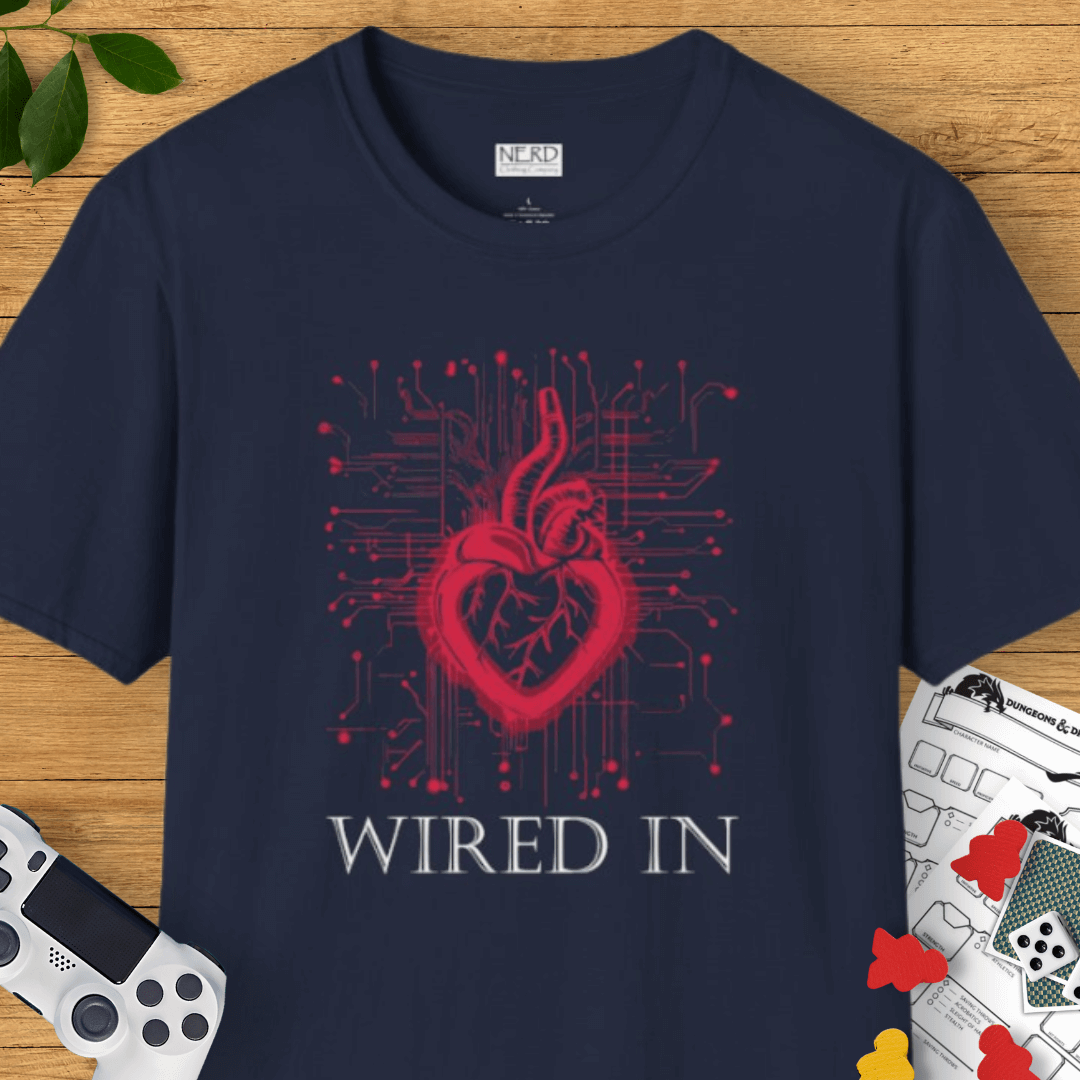 Wired In Heart T-Shirt