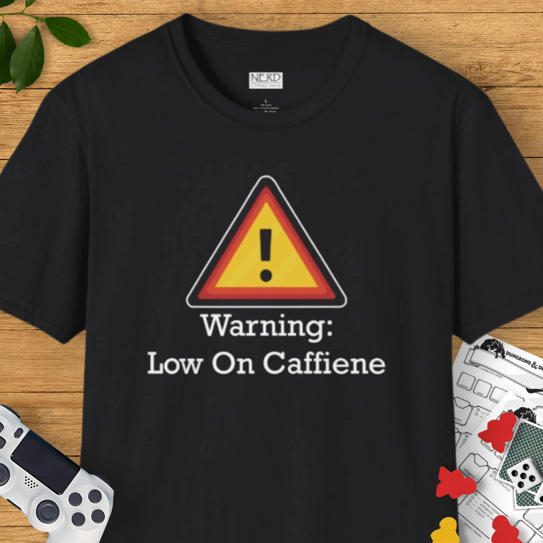 Caffeine Warning T-Shirt