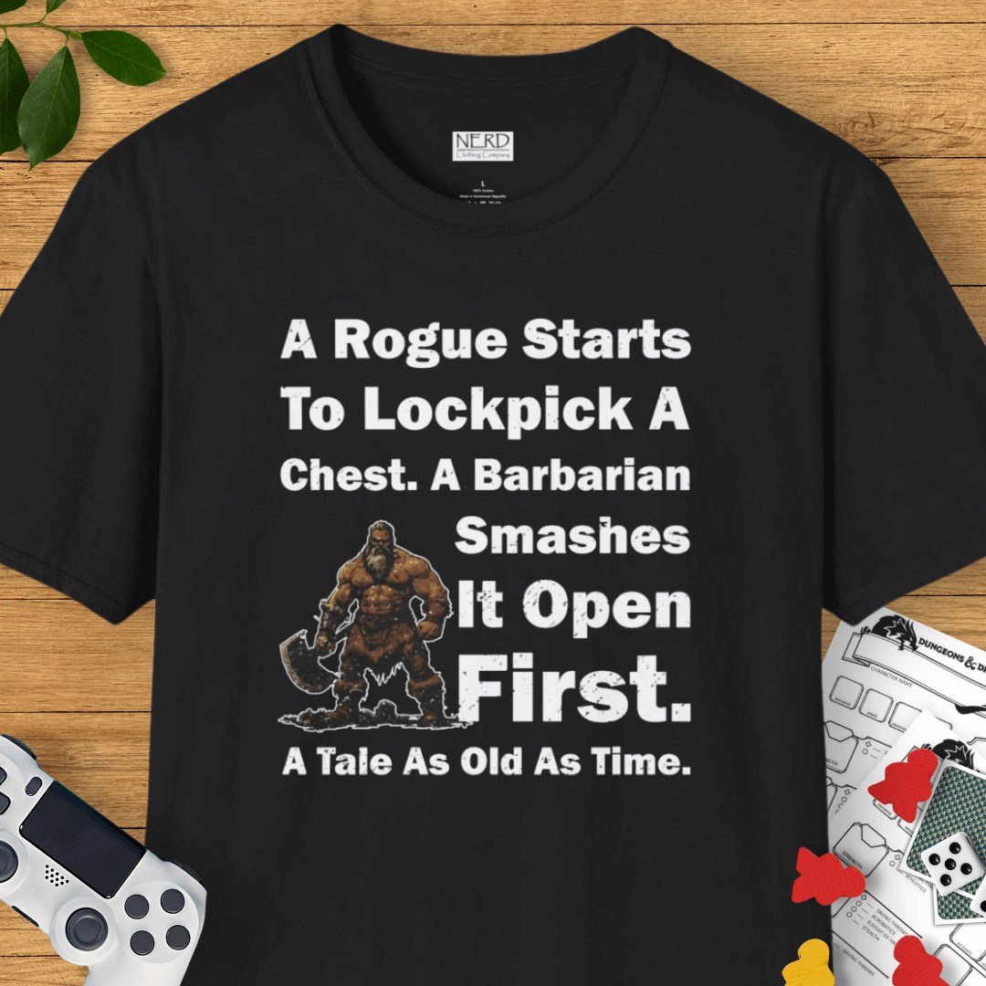 Classic Barbarian Lockpicking T-Shirt