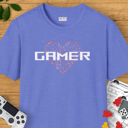 Circuit Gamer Heart T-Shirt