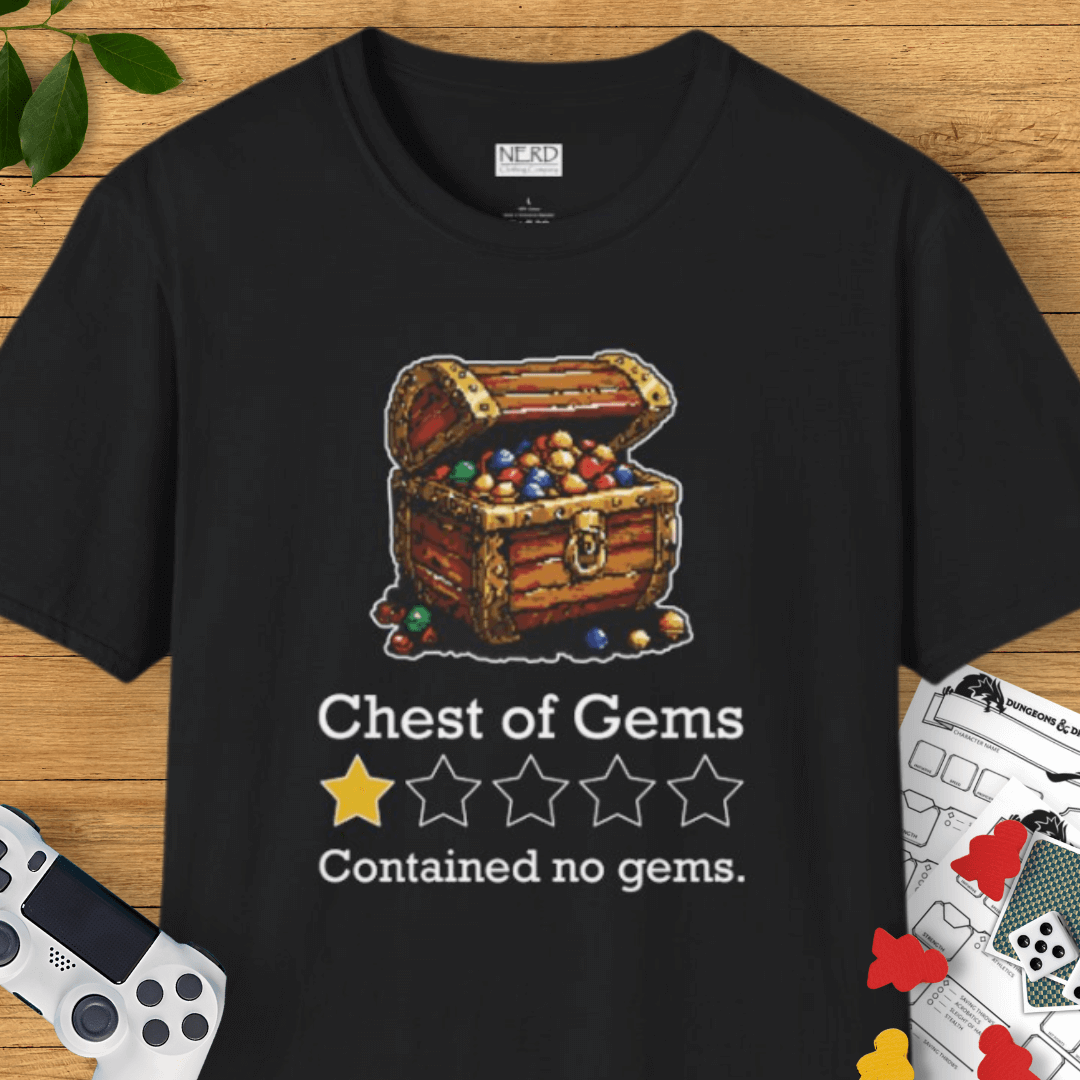 Gemless Chest Review T-Shirt