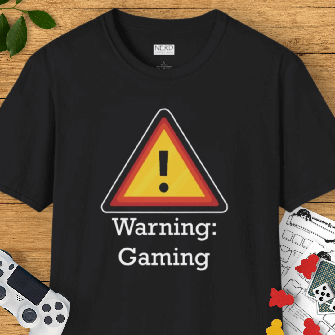 Warning: Gaming T-Shirt