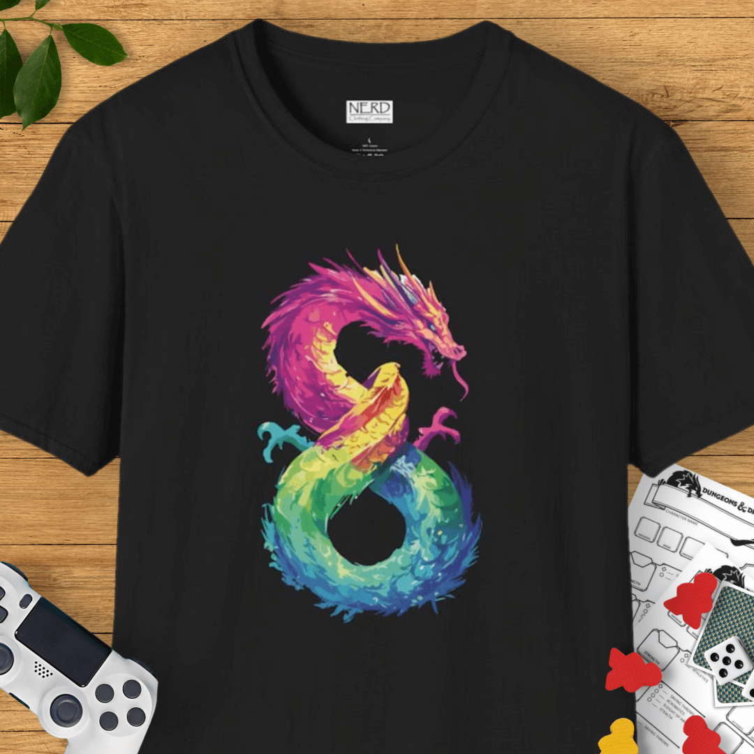 Rainbow Dragon Ampersand T-Shirt