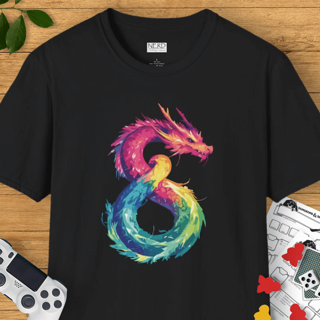 Rainbow Dragon Ampersand T-Shirt