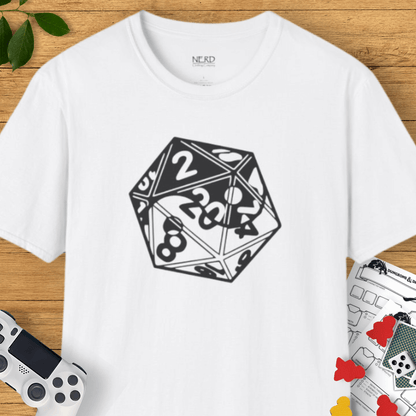 D20 Yin And Yang T-Shirt