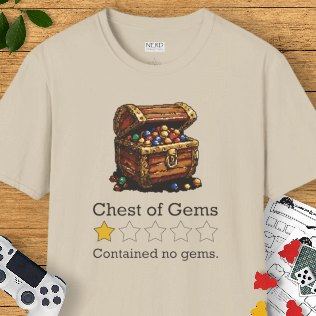 Gemless Chest Review T-Shirt