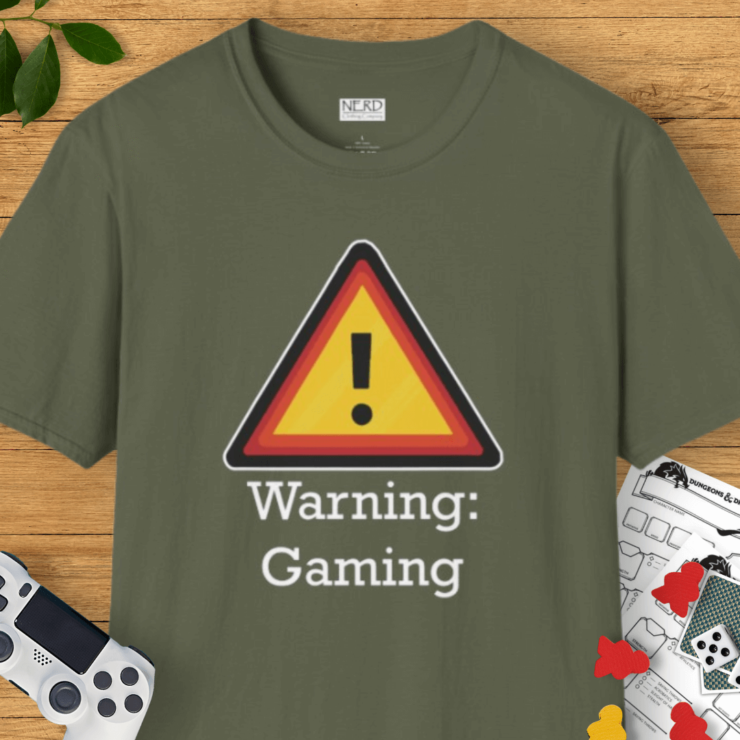 Warning: Gaming T-Shirt