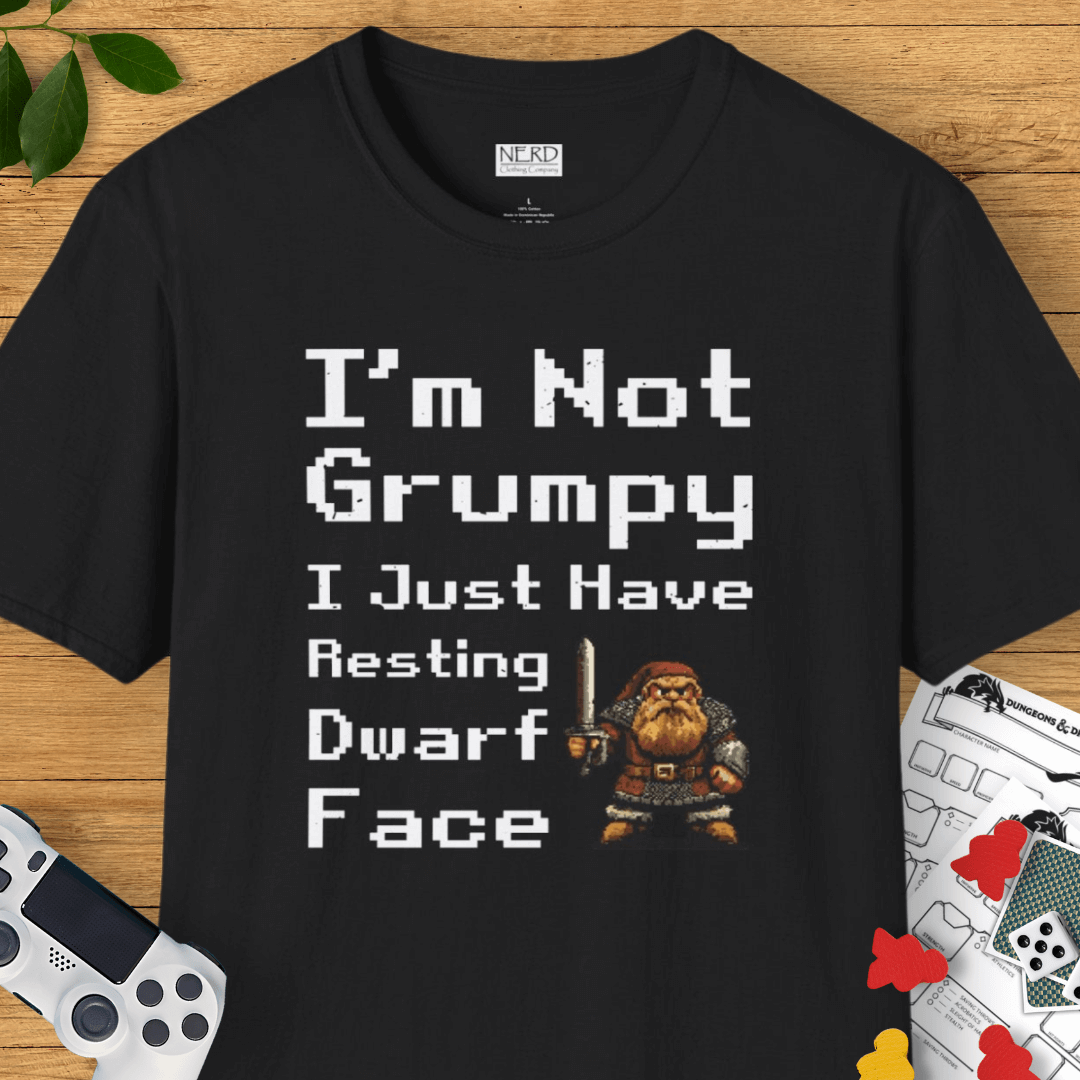 Resting Dwarf Face T-Shirt