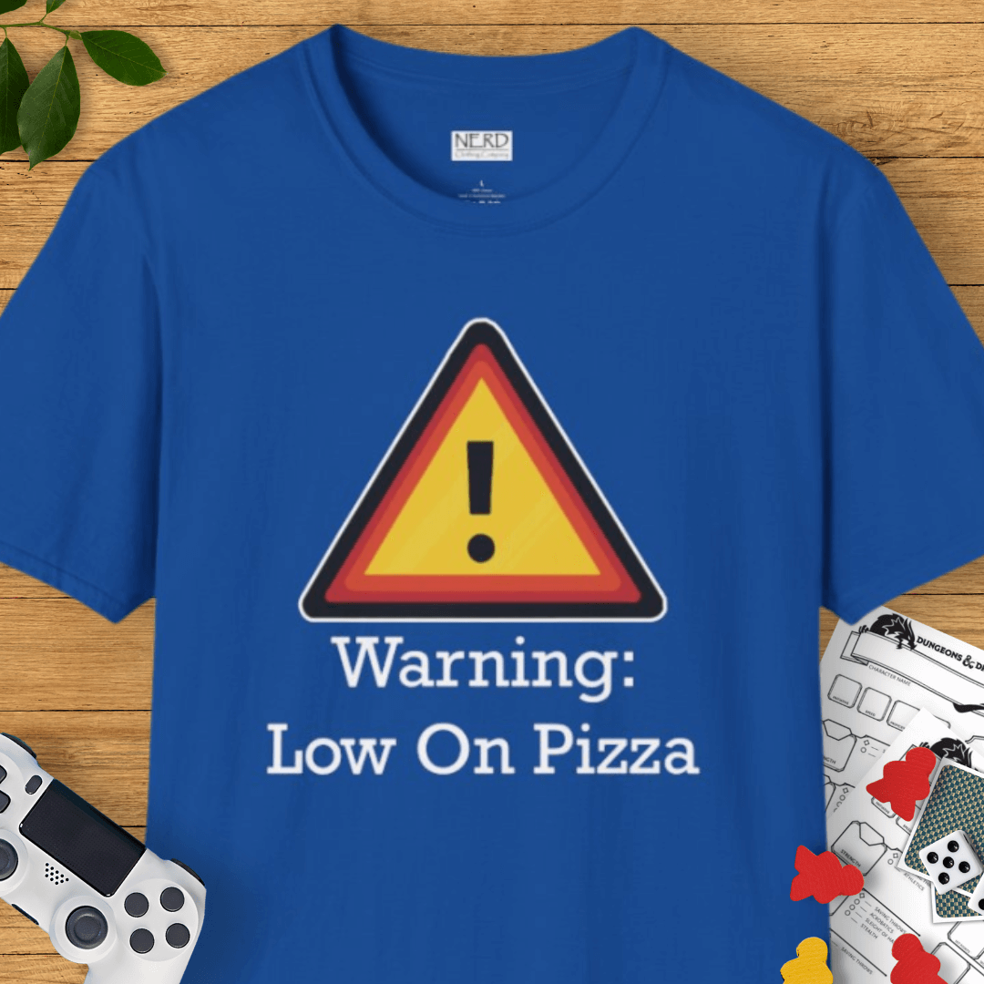 Low Pizza Warning T-Shirt