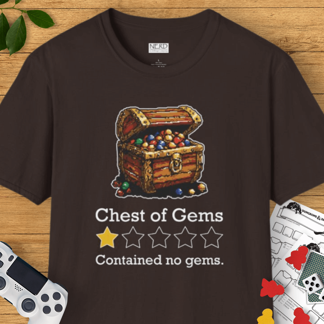 Gemless Chest Review T-Shirt