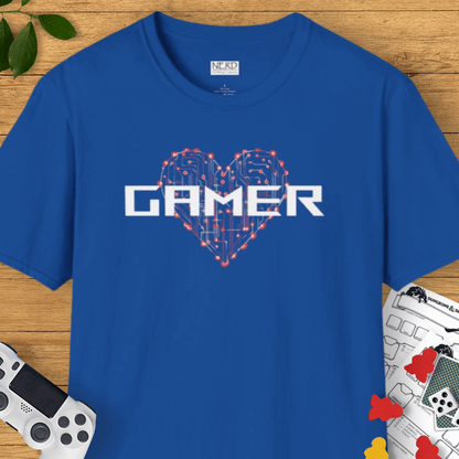 Circuit Gamer Heart T-Shirt