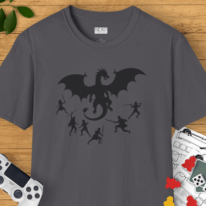 Party VS Dragon Silhouette T-Shirt