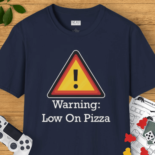 Low Pizza Warning T-Shirt