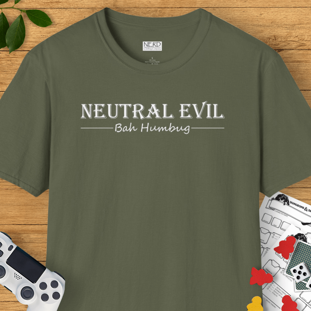 Neutral Evil: Bah Humbug T-Shirt