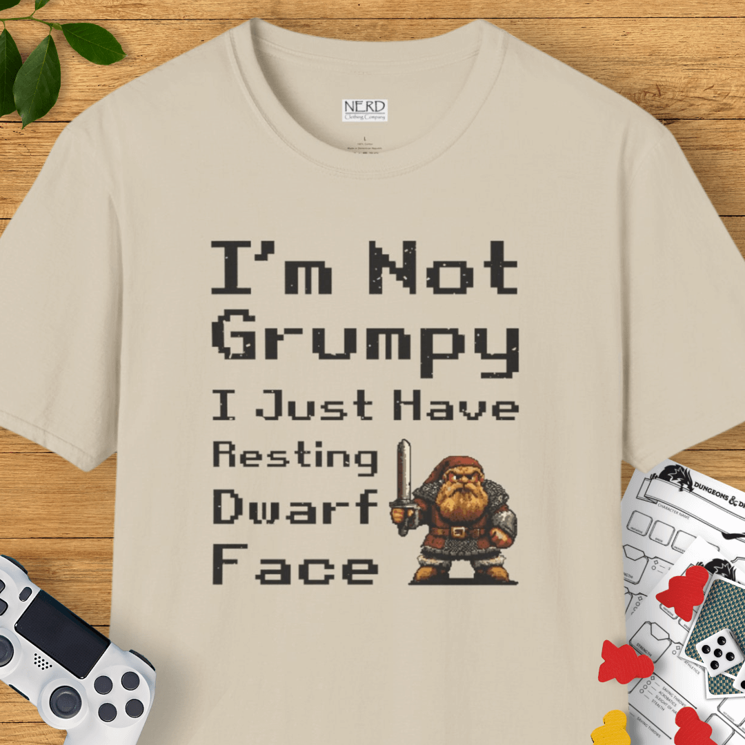 Resting Dwarf Face T-Shirt