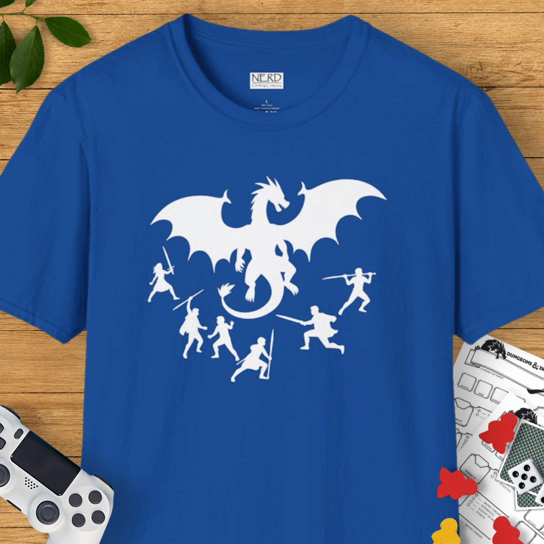 Party VS Dragon Silhouette T-Shirt