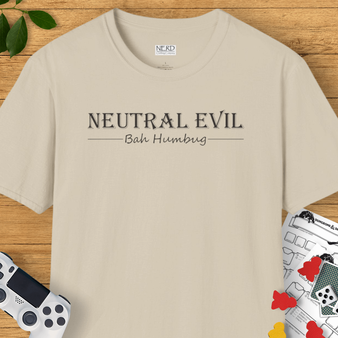 Neutral Evil: Bah Humbug T-Shirt