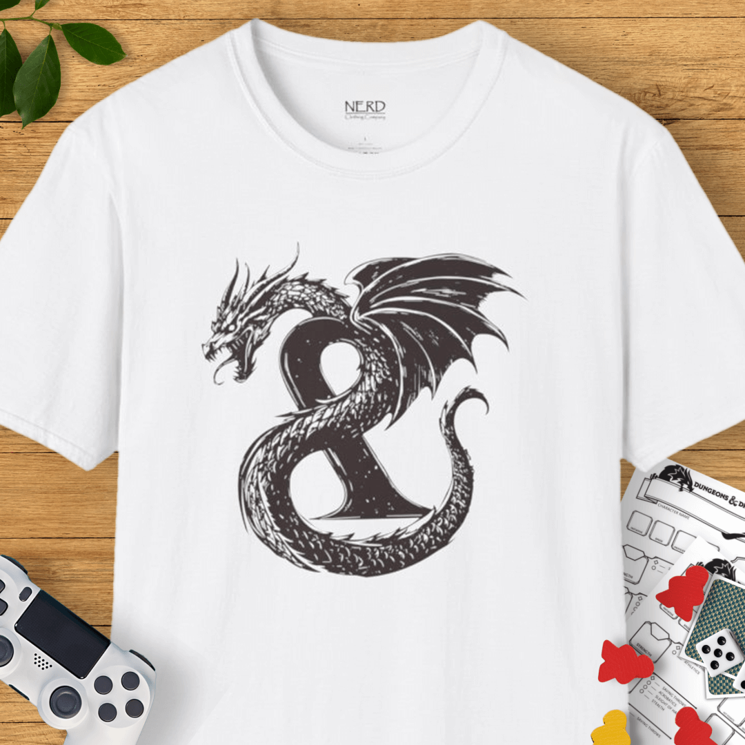 Brown Dragon Ampersand T-Shirt