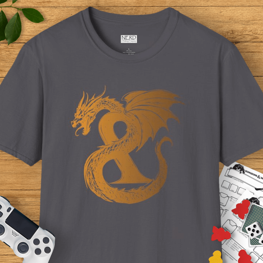 Gold Dragon Ampersand T-Shirt