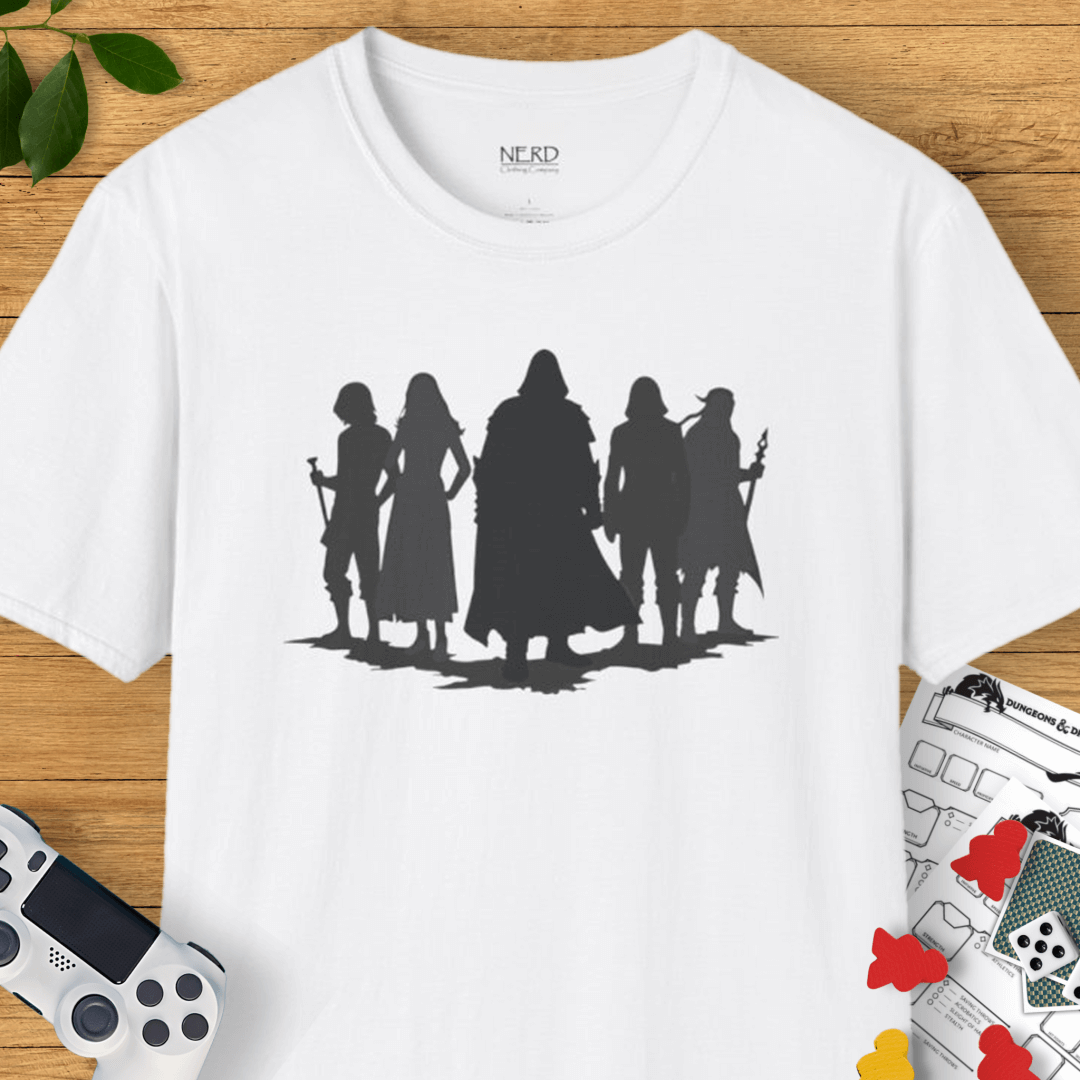 Gray Party Silhouette T-Shirt