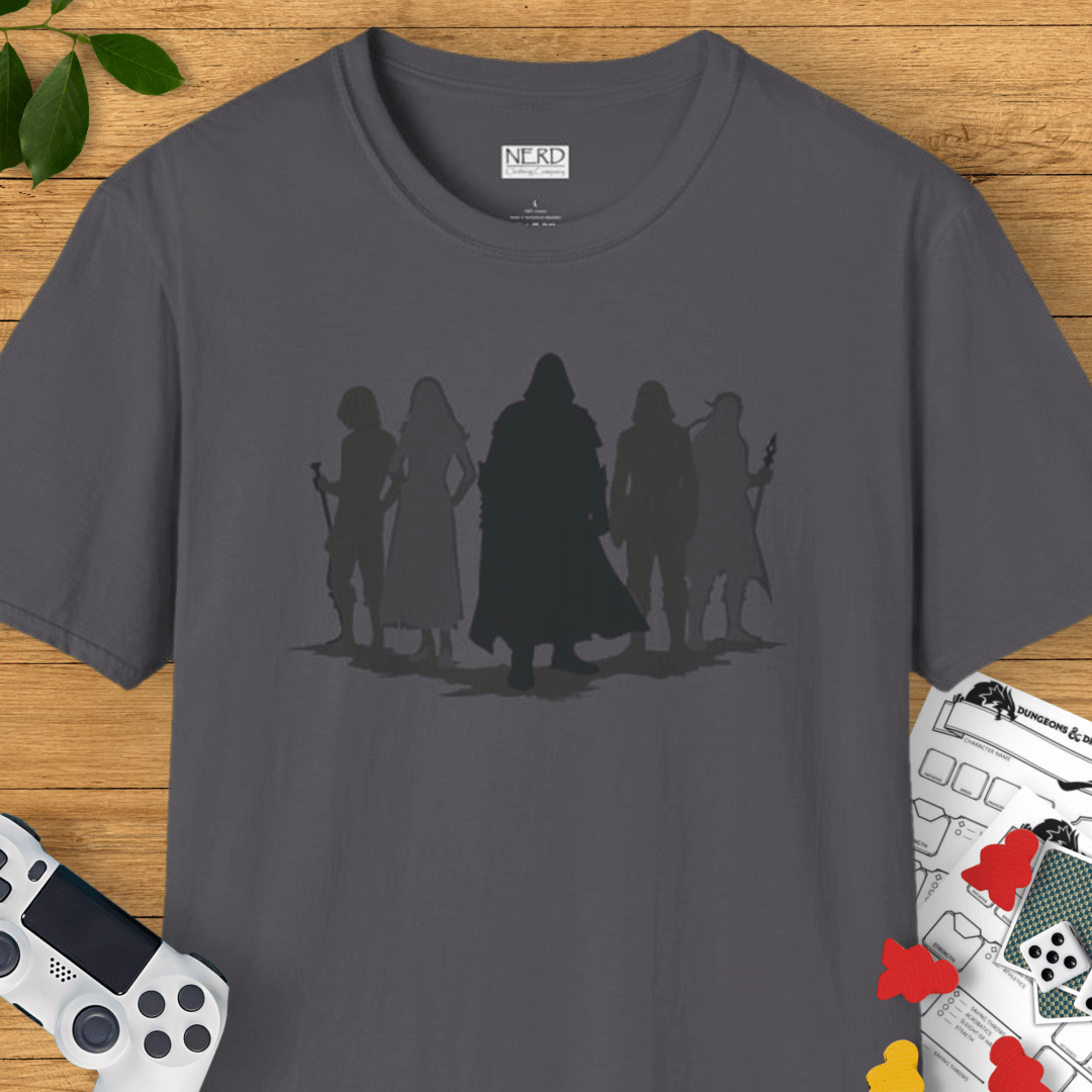 Gray Party Silhouette T-Shirt