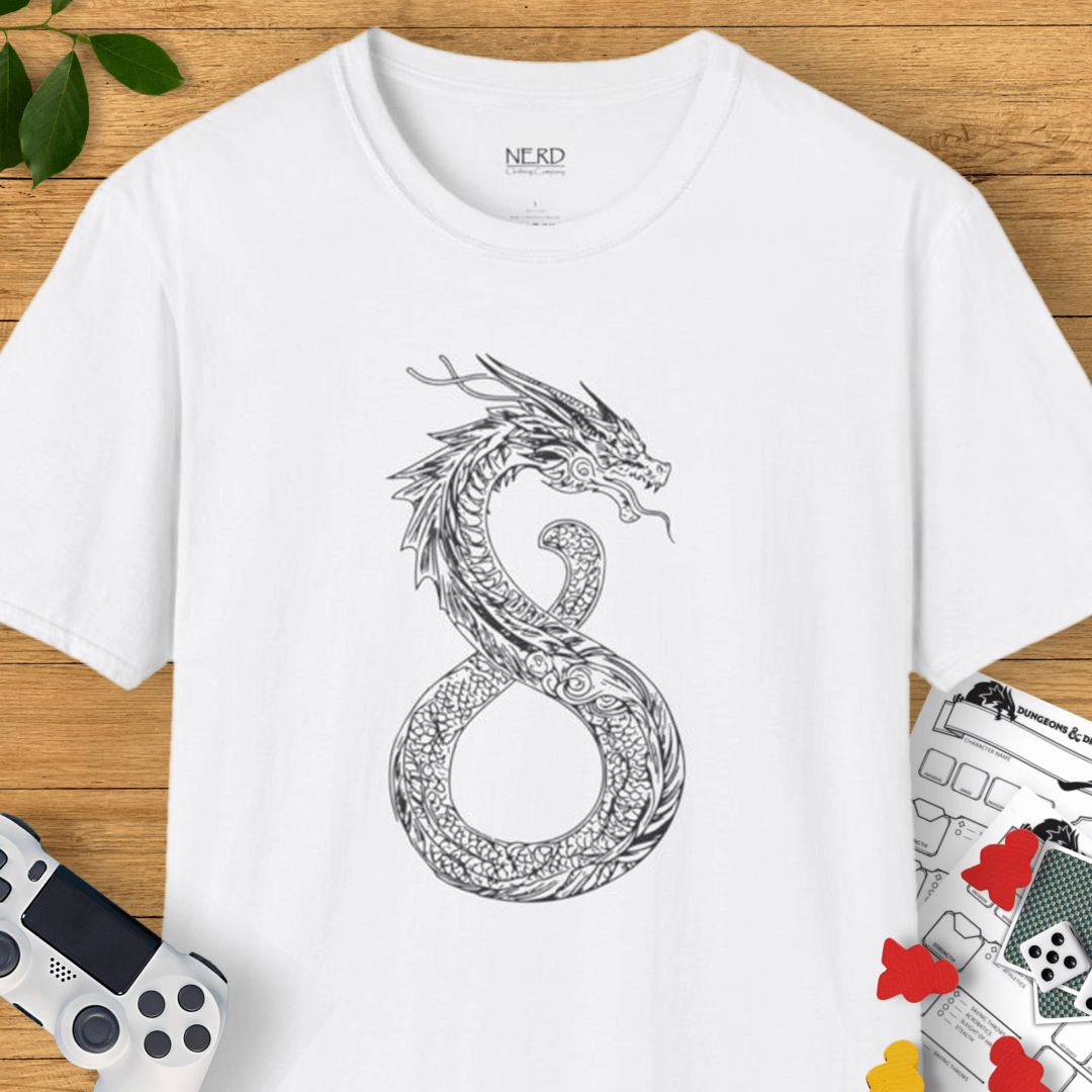 Ornate Dragon Ampersand T-Shirt