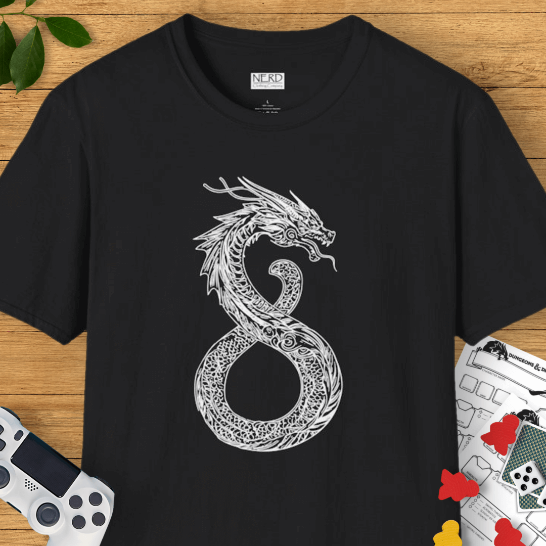 Ornate Dragon Ampersand T-Shirt