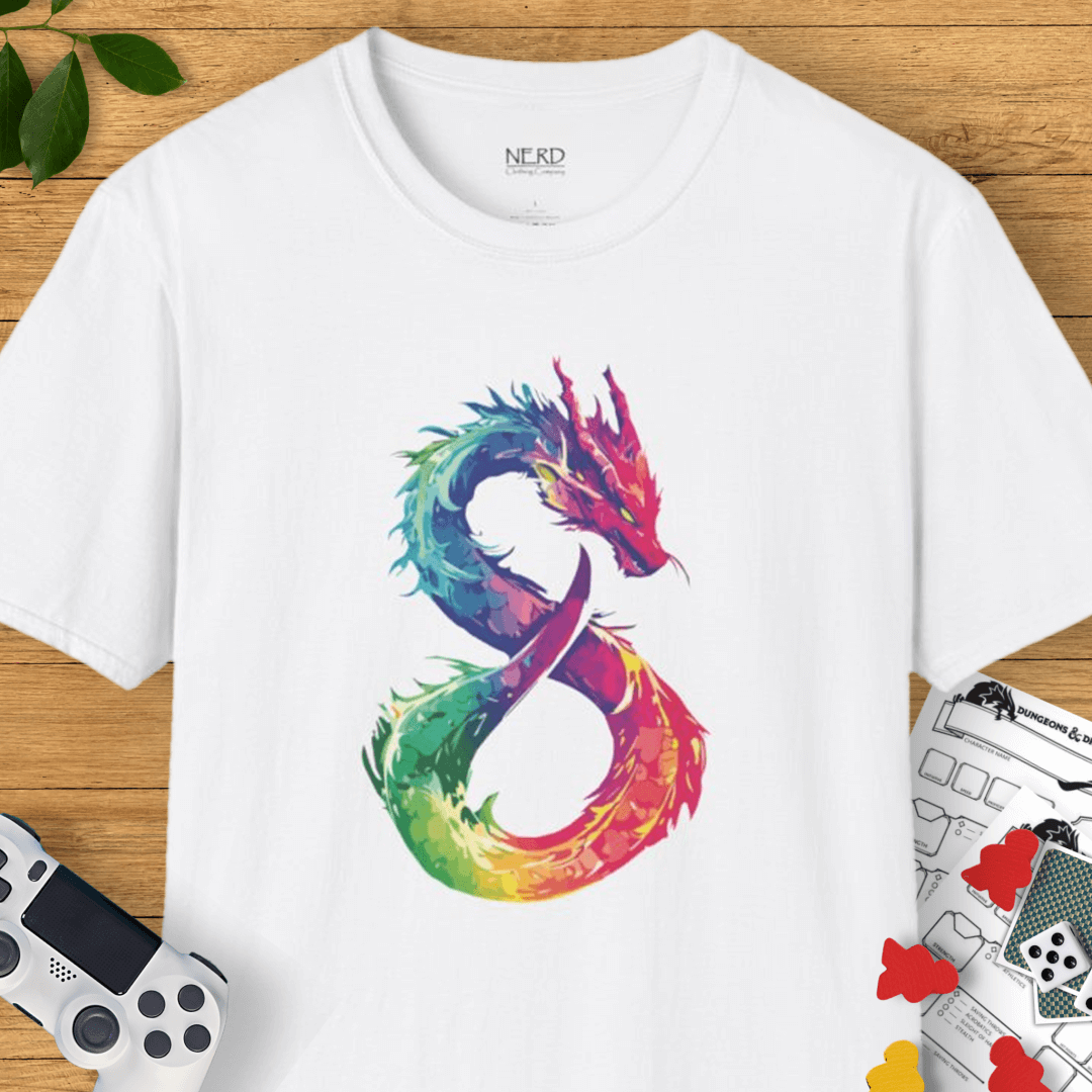 Rainbow Dragon Ampersand T-Shirt