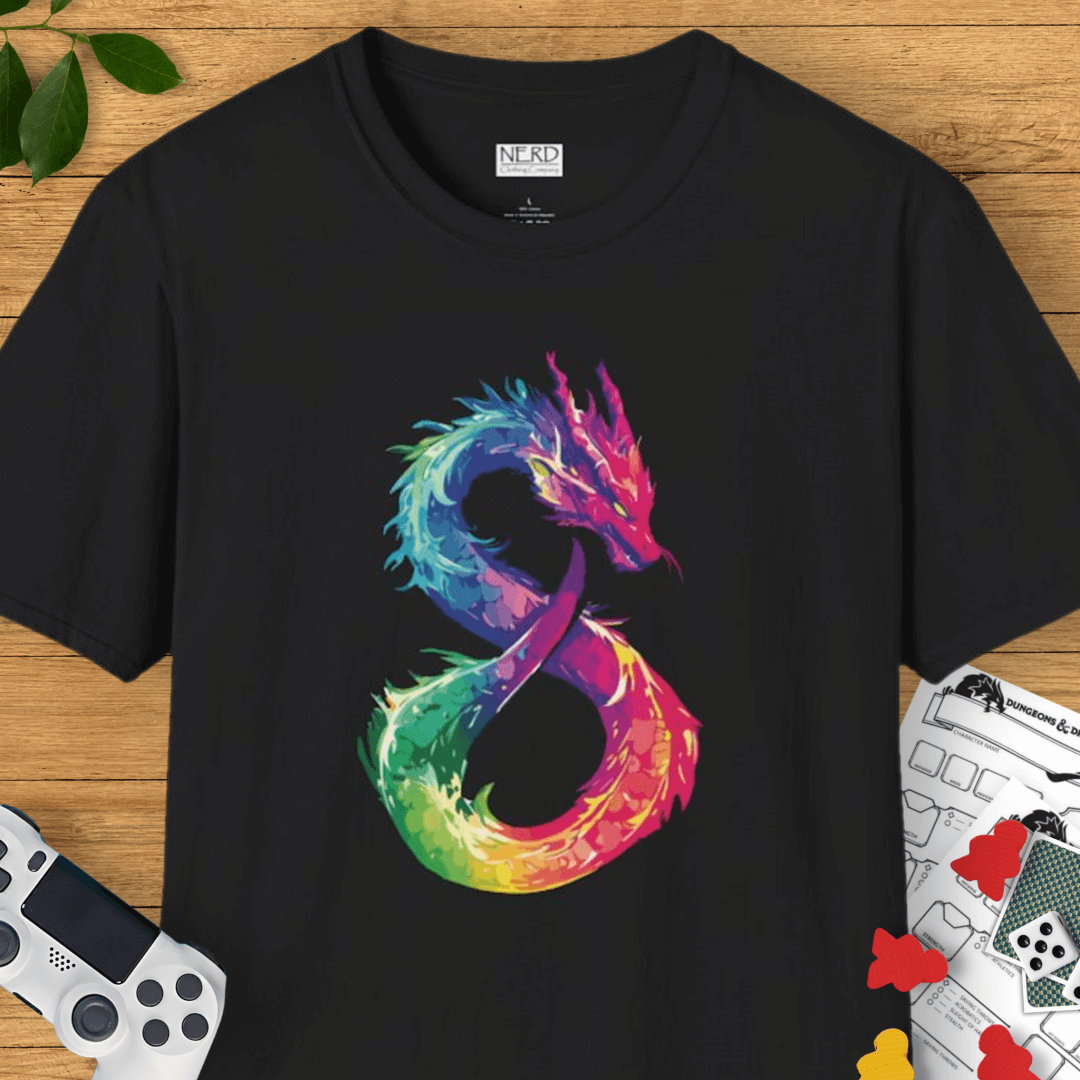 Rainbow Dragon Ampersand T-Shirt